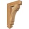 Ekena Millwork Merced Arts & Crafts Rough Sawn Bracket, Western Red Cedar, 4"W x 18"D x 26"H BKT04X18X26MRC03RWR - alternate 1